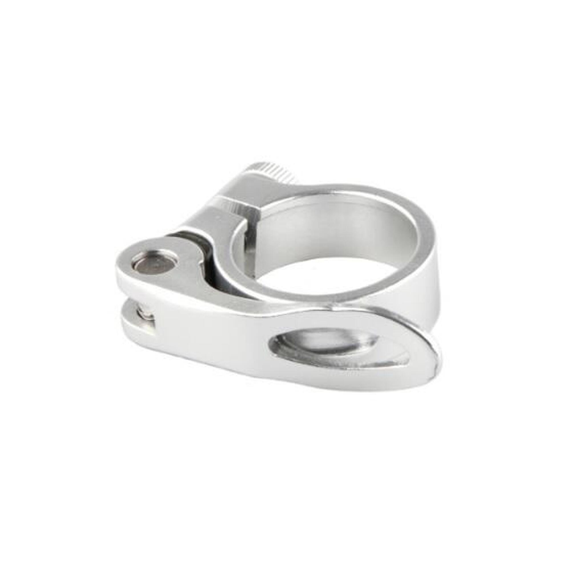 Collier de tige de selle aluminium 34.9 argent