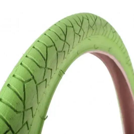 Deli Tire 20x1.95 (54-406) BMX Freestyle Outer Tire — Green.