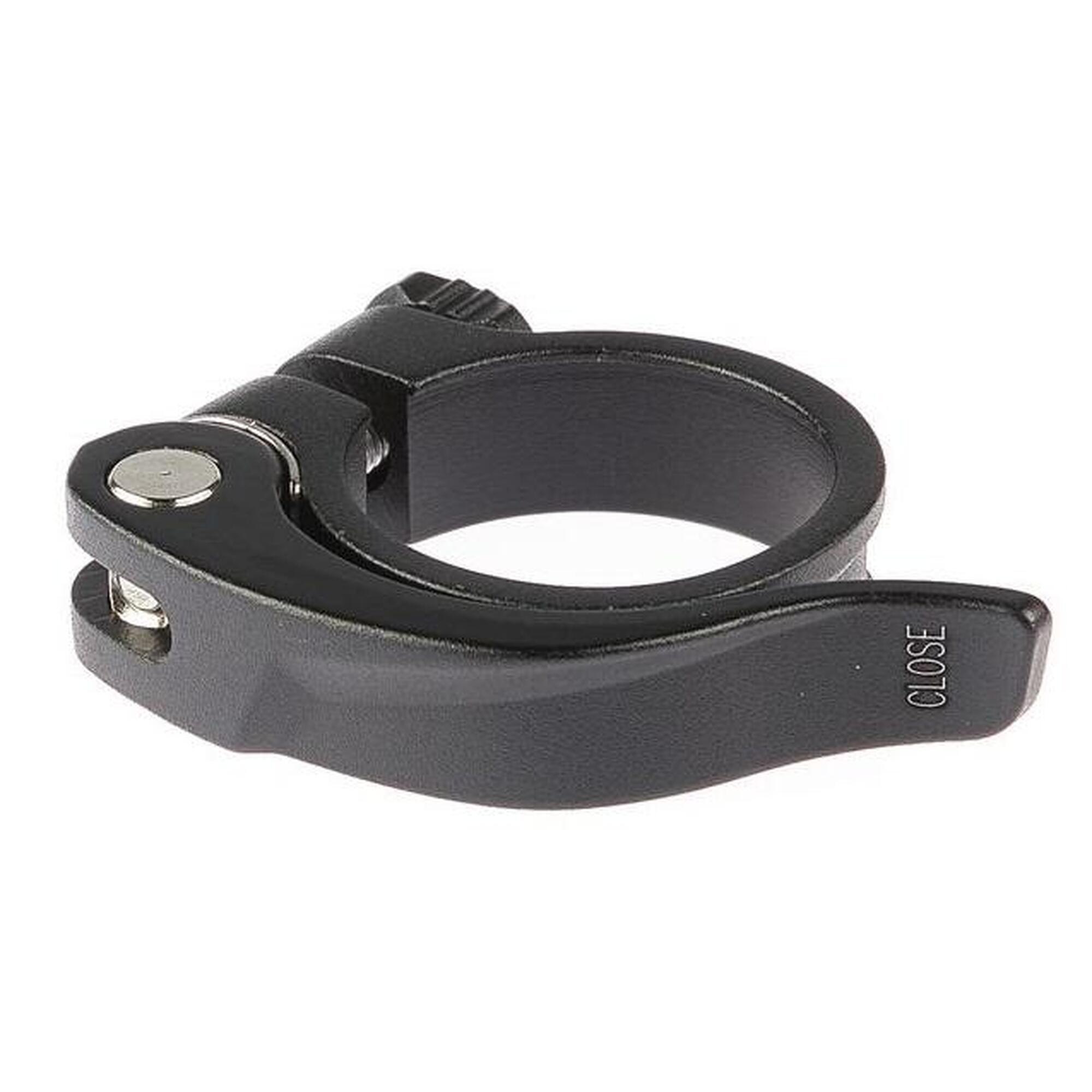 Collier de tige de selle Tranzx avec dégagement rapide 31,8ø noir sur carte