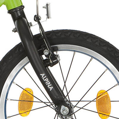 Alpina 16 inch trial voorvork in zwart matt