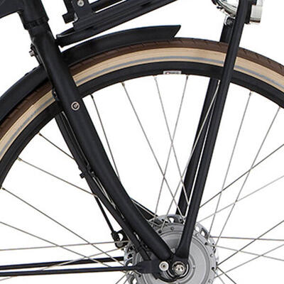 Cortina ecomo u4 transport voorvork in jet black matt
