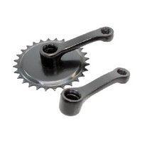 Crank Set 28T 102 mm noir