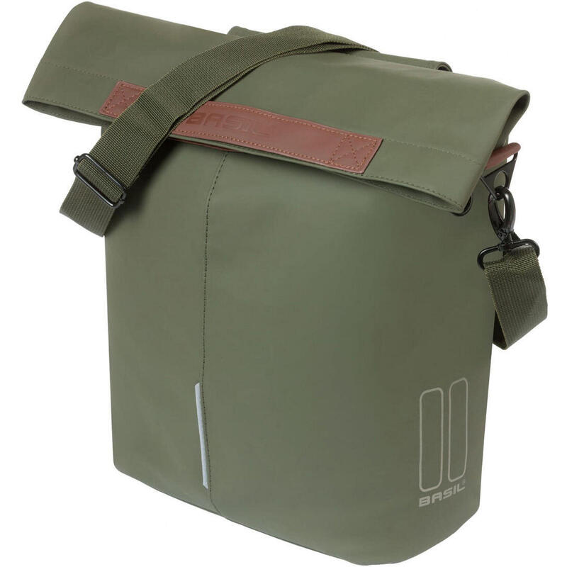 Fietsshopper City 14 liter 11 x 29 x 36cm - moss green