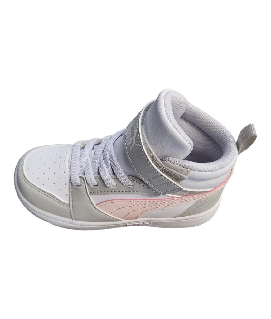 Scarpe bambina puma rebound v6 mid - 396542-04 3/5
