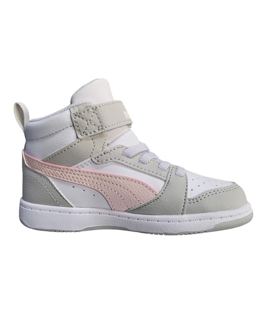 Scarpe bambina puma rebound v6 mid - 396542-04 2/5