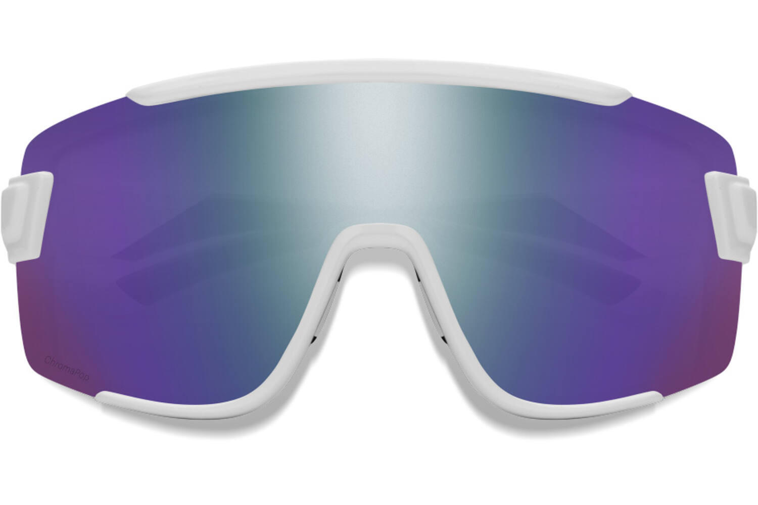 Lunettes Smith Wildcat Blanc - Ecran ChromaPop Violet Mirror 2/4