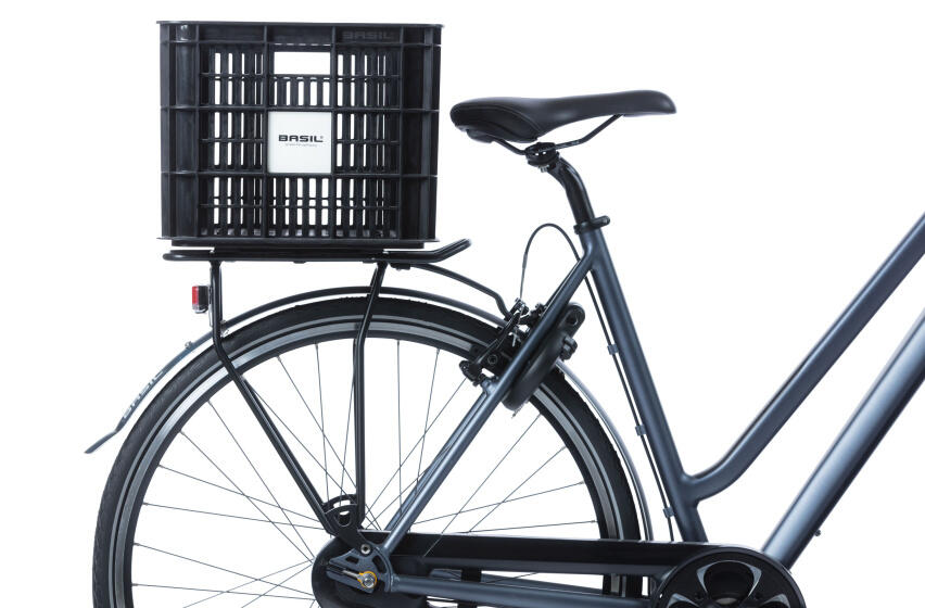 Caisse de vélo Basil L - Grande - 40 litres - Noir 5/7