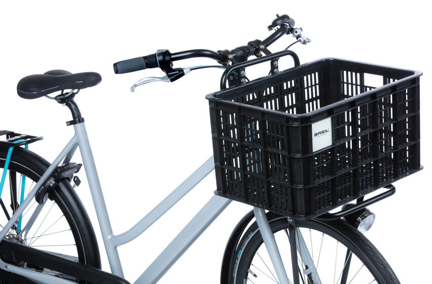Caisse de vélo Basil L - Grande - 40 litres - Noir 4/7