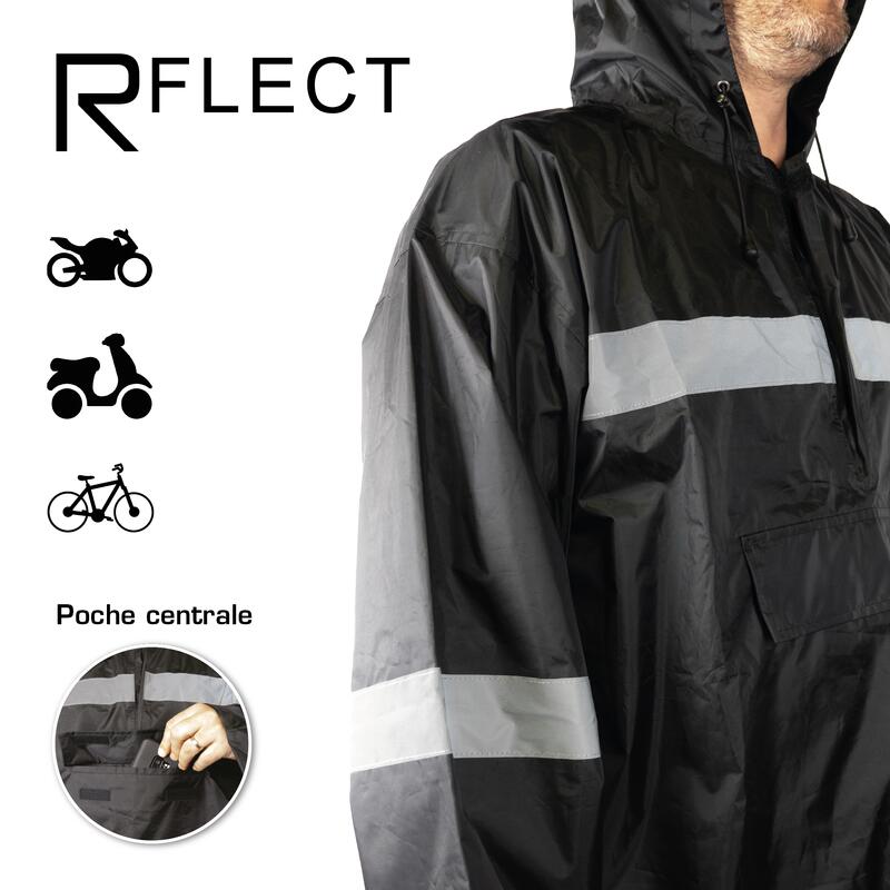 Poncho haute visibilité homologué CE R Flect Waterproof