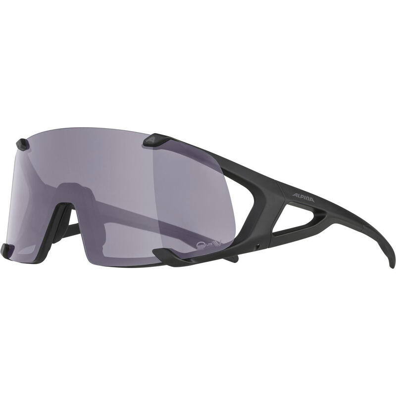 Olympic sportswear Bril HAWKEYE Q-LITE V fogstop black/purple Cat.1-3