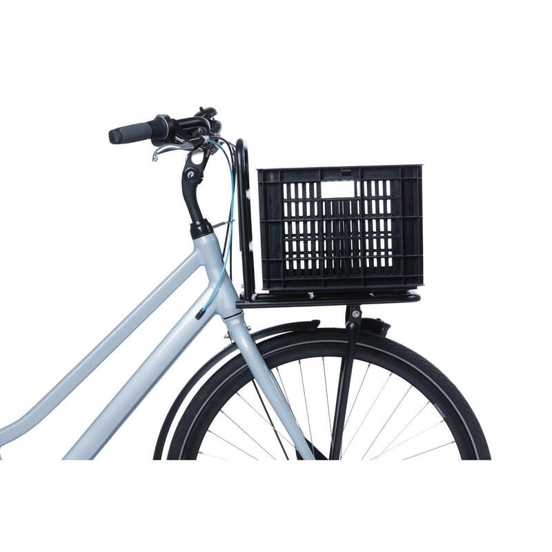 Caisse à vélo recyclée Crate M 29,5 litres 35 x 45 x 25 cm - noire