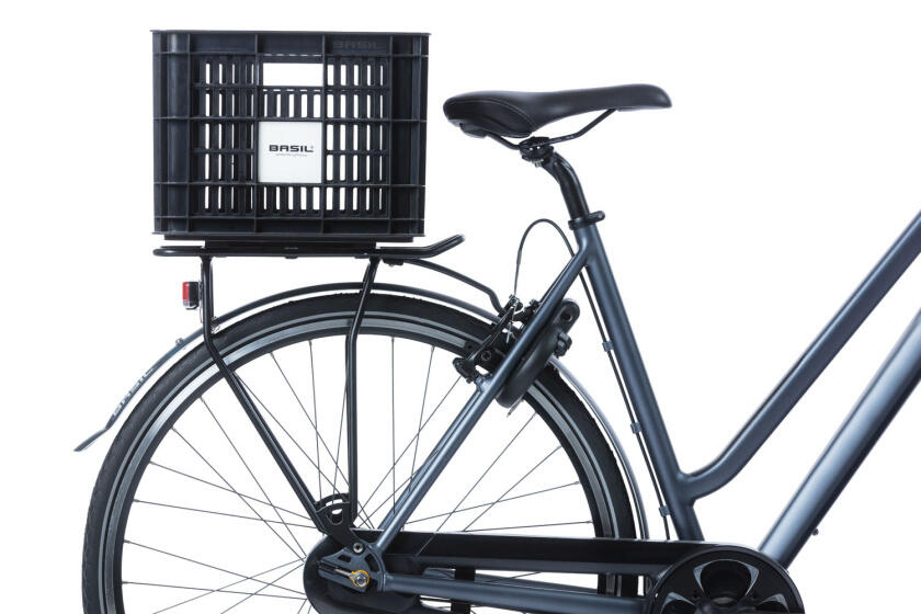 Basilikum Fahrradkiste M - 29,5 Liter - Schwarz 6/7