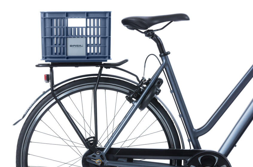 Kompakte Basilikum Fahrradradbox S - 17,5 Liter - Blau 6/7