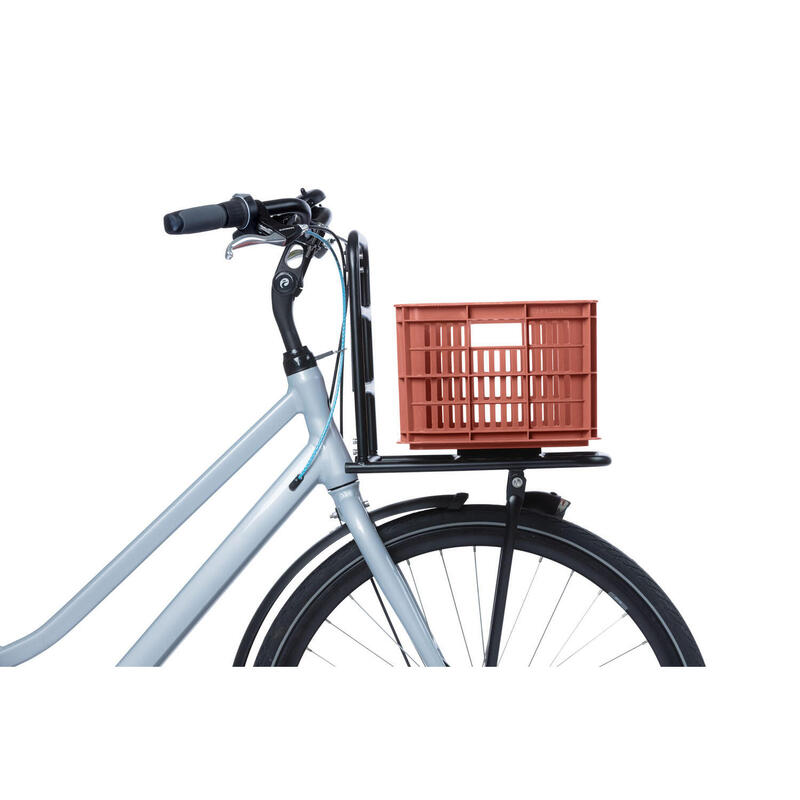 Caisse à vélo recyclée Crate S 17,5 litres 29 x 39 x 20 cm - rouge terre