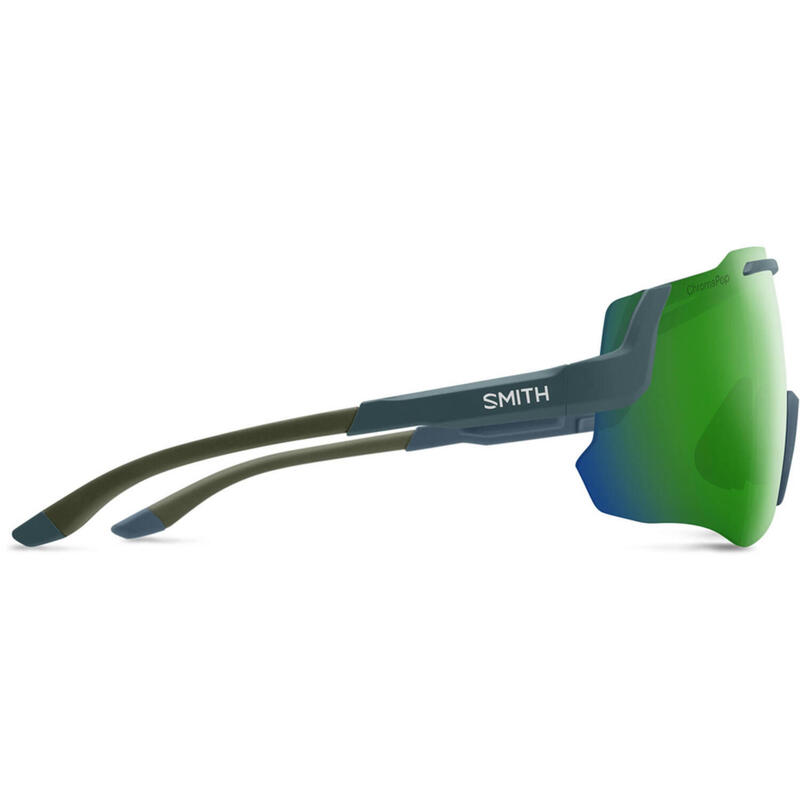 Lunettes Smith Momentum mat pierre mousse chroma vert miroir