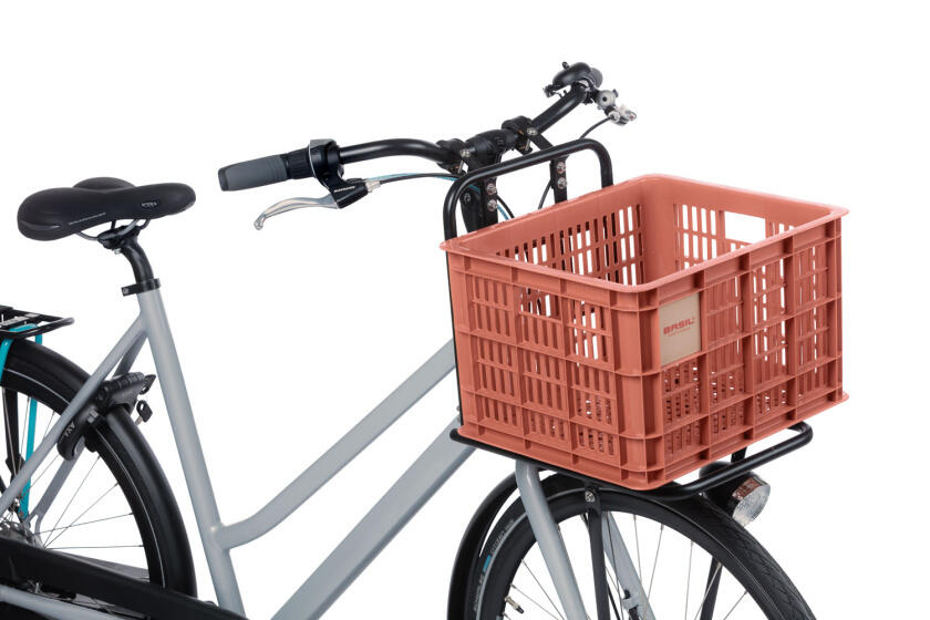 Basil Fietskrat M - 29,5 liter - Rood - Stevige Constructie 6/7
