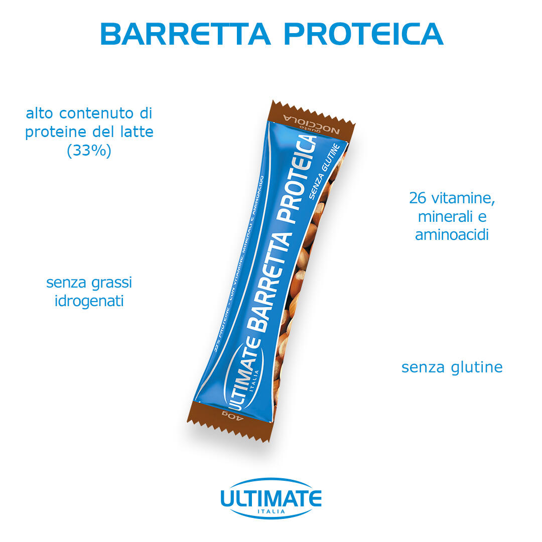 Integratore alimentare - BARRETTA PROTEICA NOCCIOLA - 40g 4/6