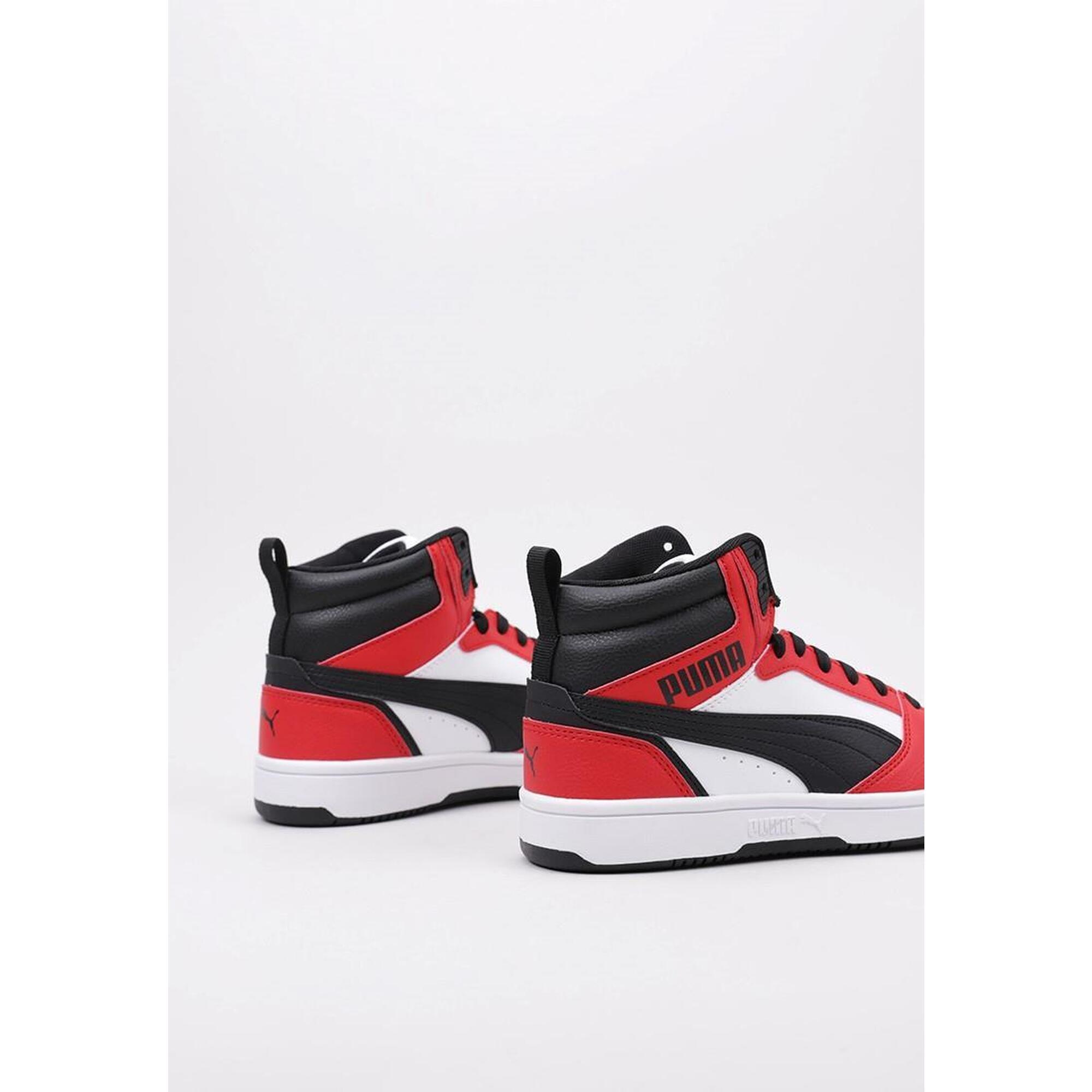 Zapatillas Deportivas Niños PUMA REBOUND V6 MID JR Rojo