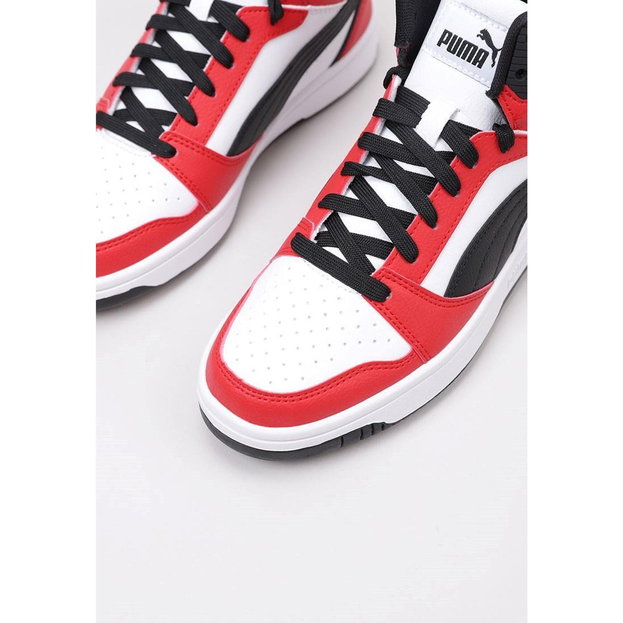 Zapatillas Deportivas Niños PUMA REBOUND V6 MID JR Rojo