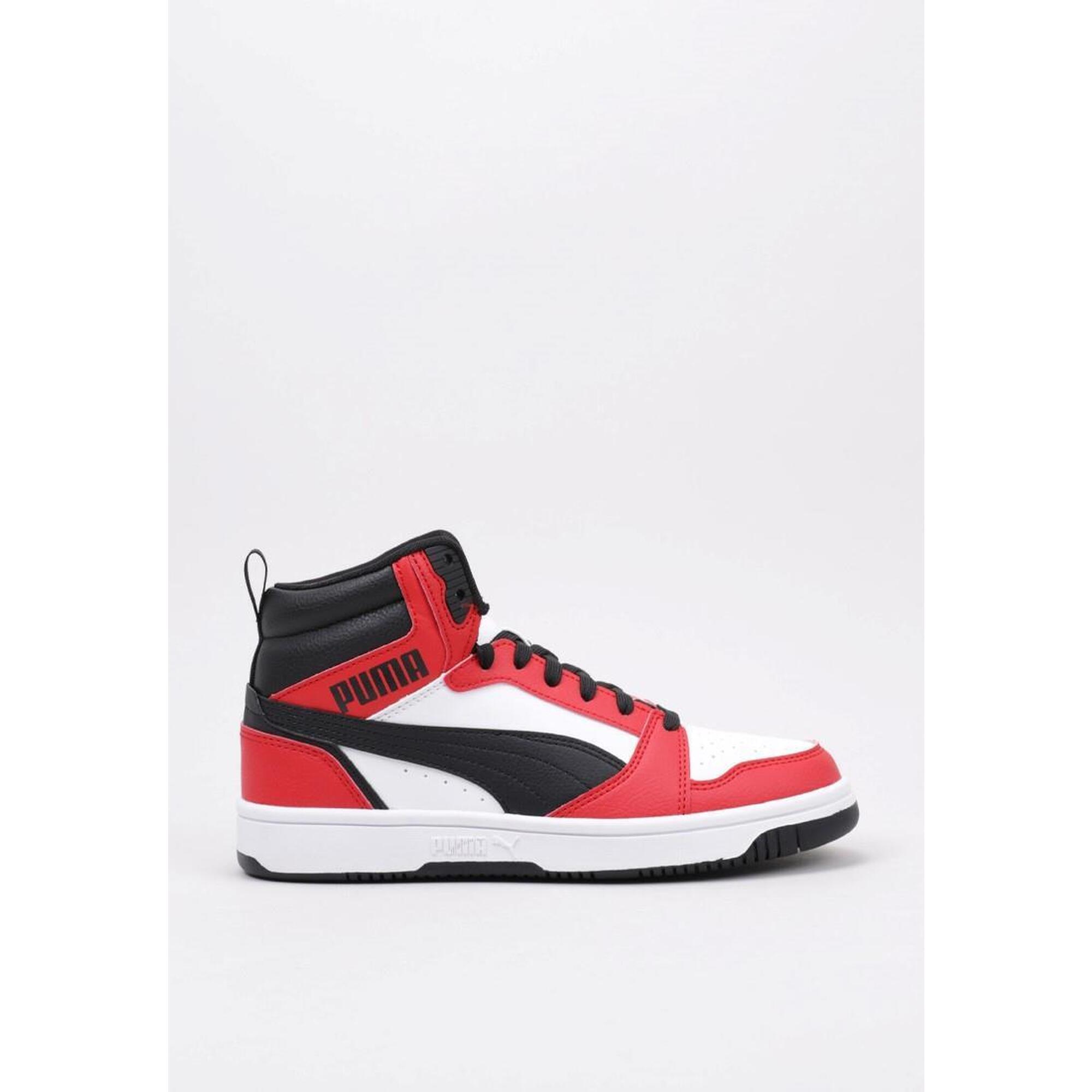 Zapatillas Deportivas Niños PUMA REBOUND V6 MID JR Rojo