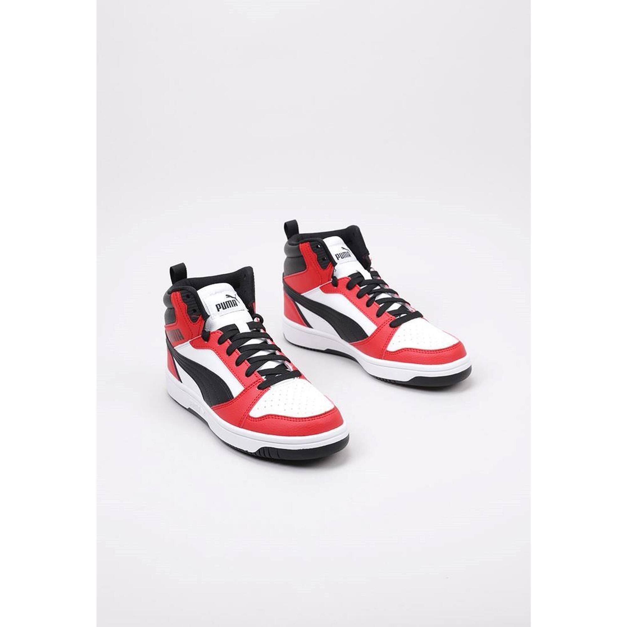 Zapatillas Deportivas Niños PUMA REBOUND V6 MID JR Rojo