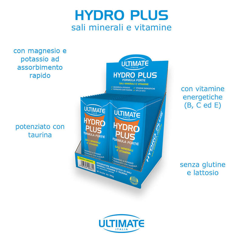 Integratore alimentare - HYDRO PLUS LIMONE - 34g