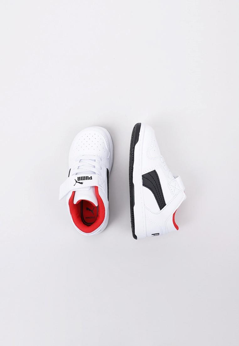 Sneaker Bambino   Rebound layup bco/nero 370493-01 5/5