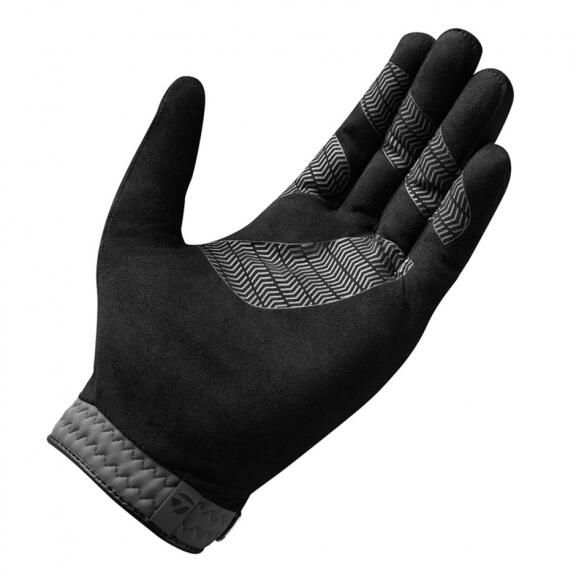 TaylorMade Guantes de Golf de Lluvia Rain Control para Hombre, Negro/Gris