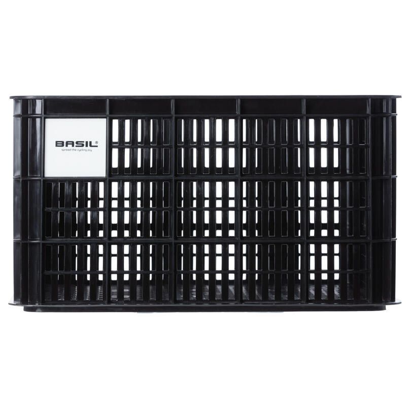 Gerecyclede fietskrat Crate L 40.0 liter 39 x 49 x 26 cm - black