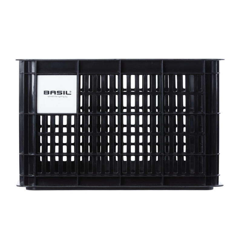 Gerecyclede fietskrat Crate M 29.5 liter 35 x 45 x 25 cm - black