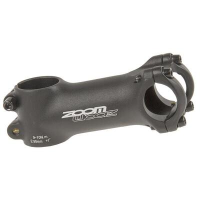 Zoom stuurpen ahead 1 1/8" 90mm zwart - perfect voor fietsliefhebbers
