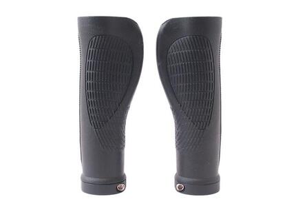 Jeu de poignées ergonomiques GP03L 2 composants Noir 128/128mm