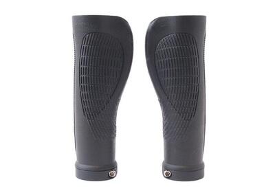 Handvatset ergonomisch gp03l 2-componenten zwart 128/128mm