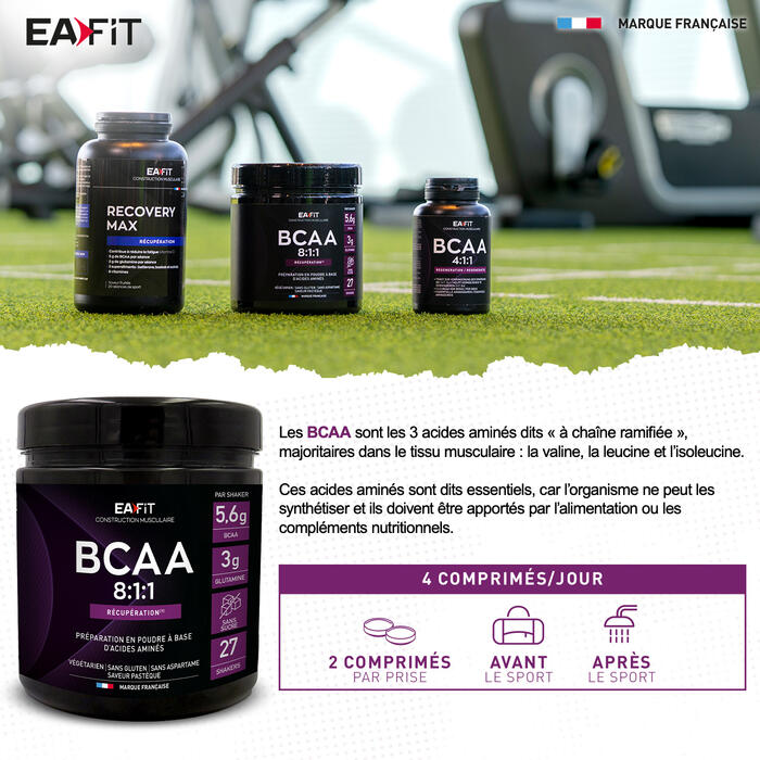 BCAA 8:1:1 Récupération EAFit - Saveur Pastèque - 275g 5/7