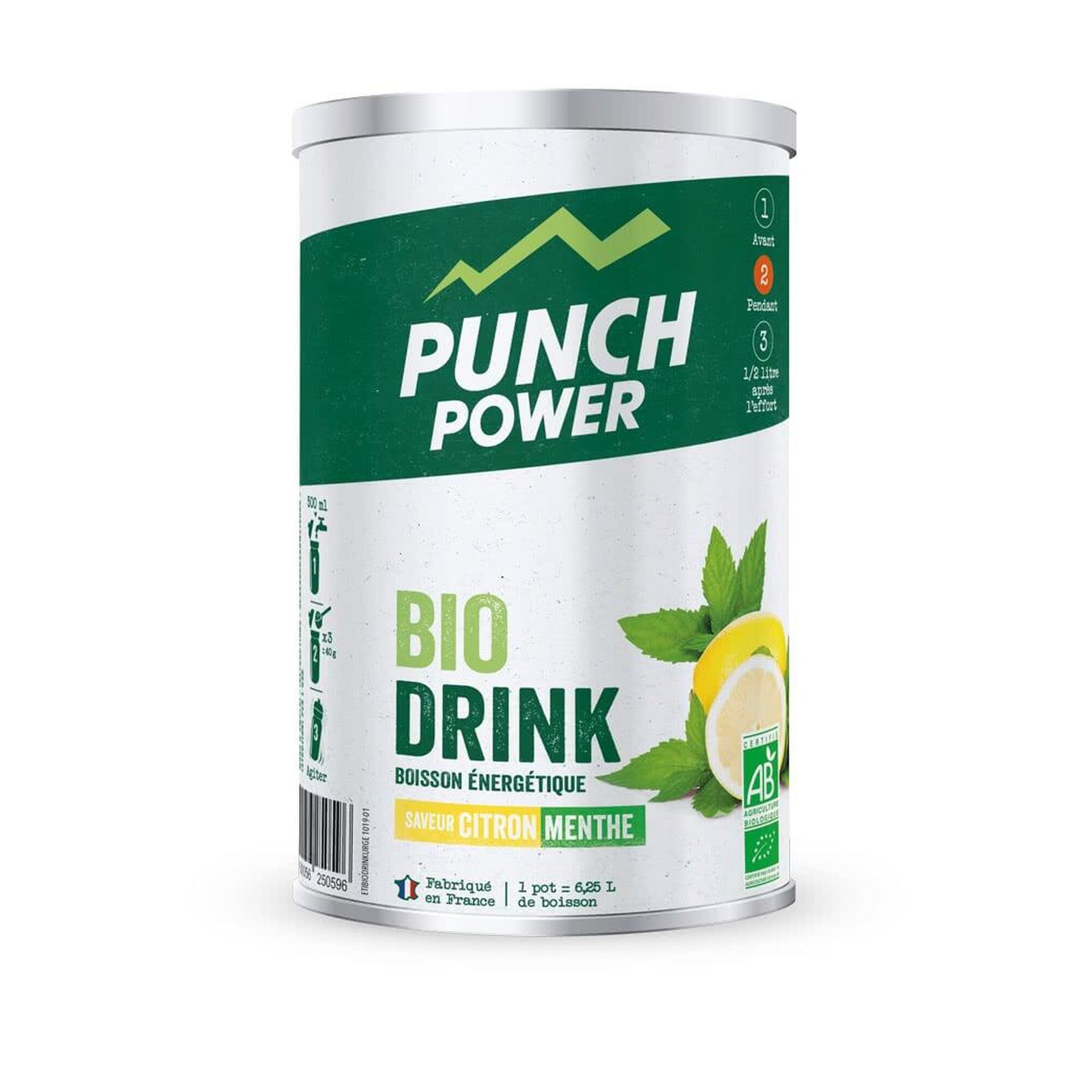 Punch Power Biodrink 500 g - Citron Menthe
