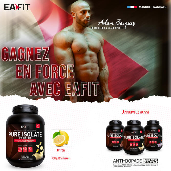 Pure Isolate Eafit Fructe Roșii, recipient 750g