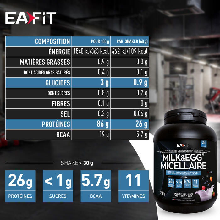 Milk & Egg 95 Micellaire Fruits Rouges 750 g 2/7