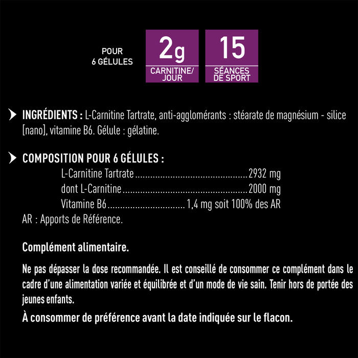 EAFIT Pure L-Carnitine 2 g 90 gélules 2/7