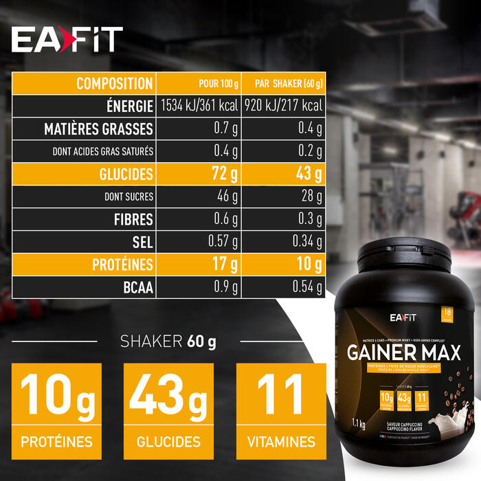 EAFIT Gainer Max Cappuccino 1,1 kg