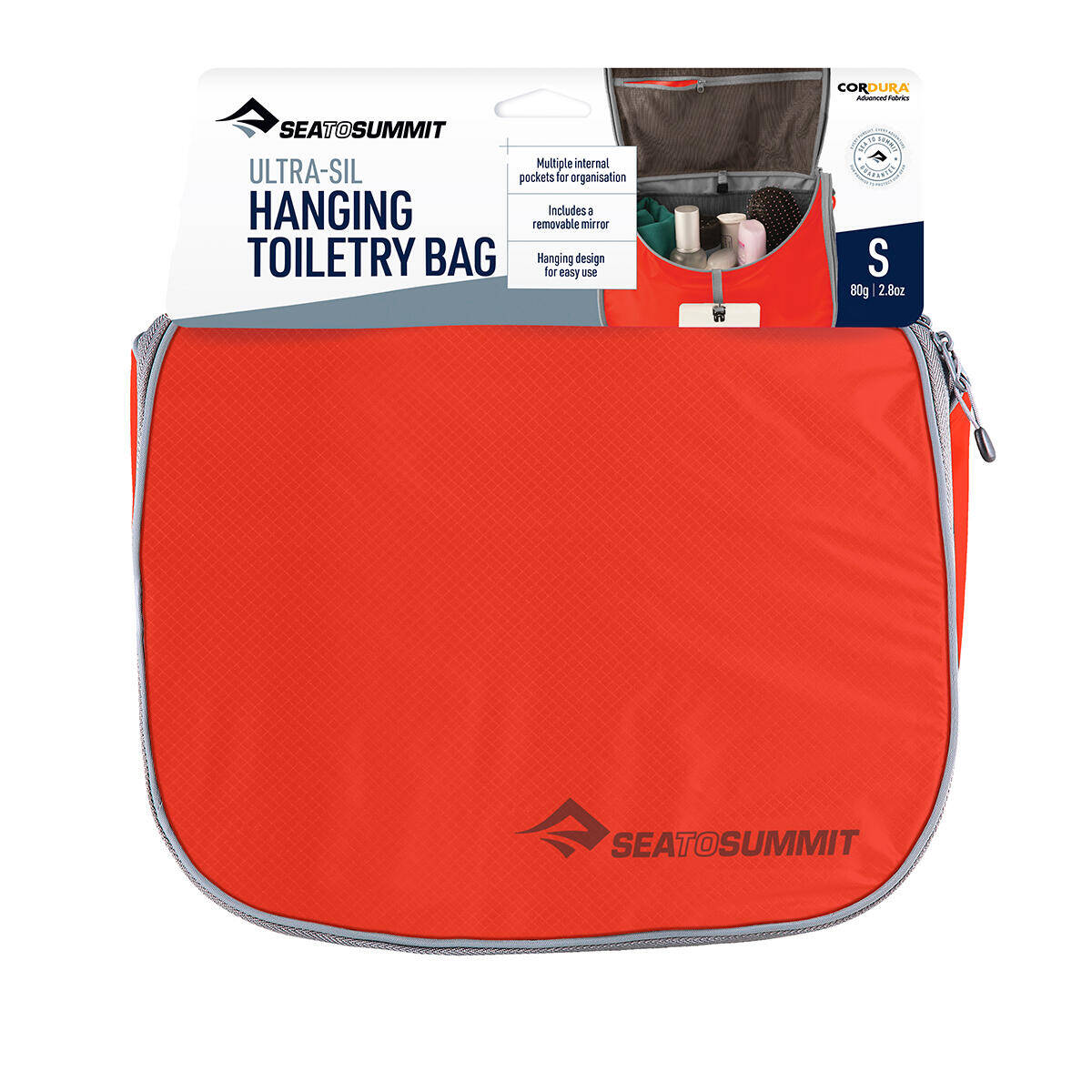 Sea to Summit Ultra-Sil Travelling Toiletry Bag Small Orange -  4