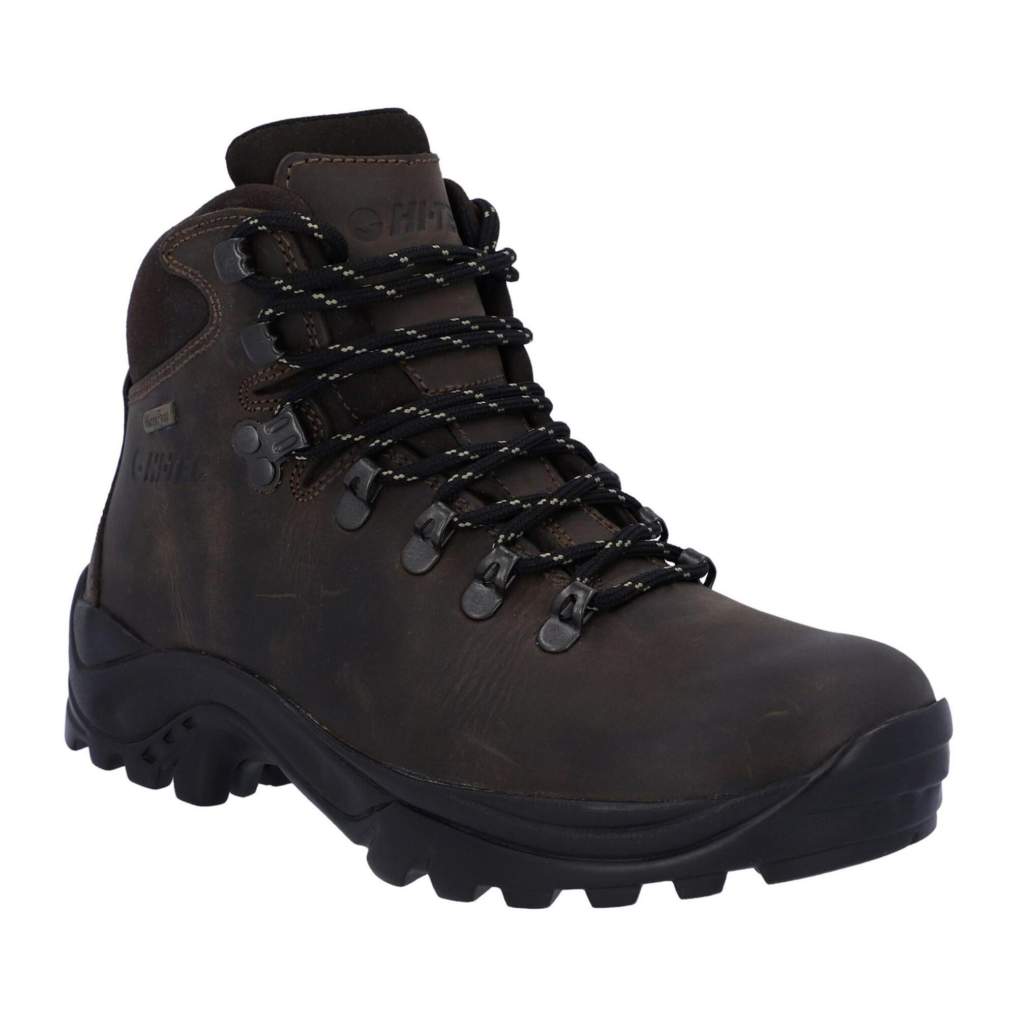 Womens/Ladies Ravine Grain Leather Walking Boots (Brown) 1/4