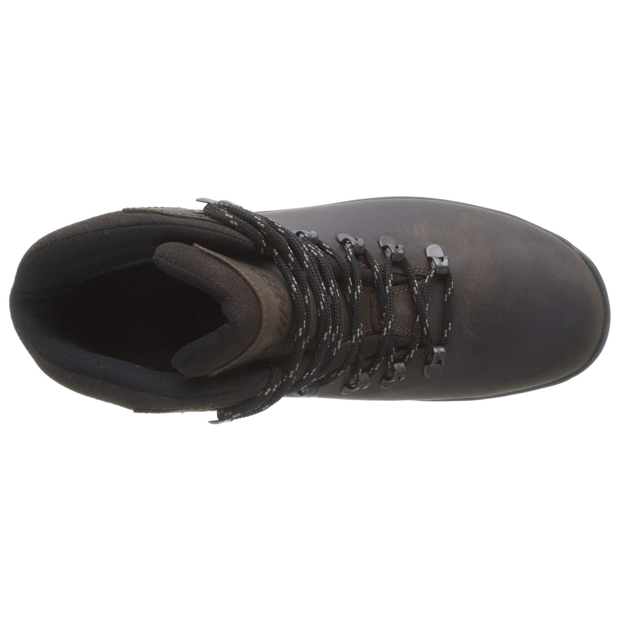 Womens/Ladies Ravine Grain Leather Walking Boots (Brown) 4/4