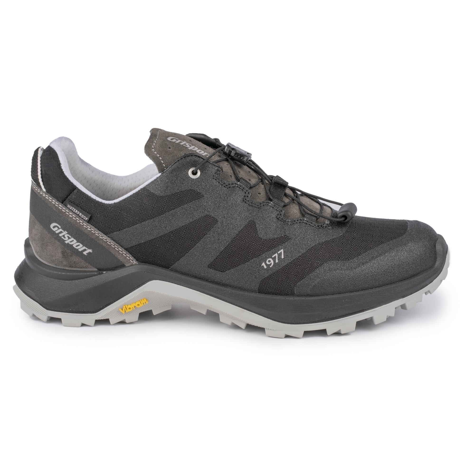 Mens Apache Suede Walking Shoes (Black) 3/4