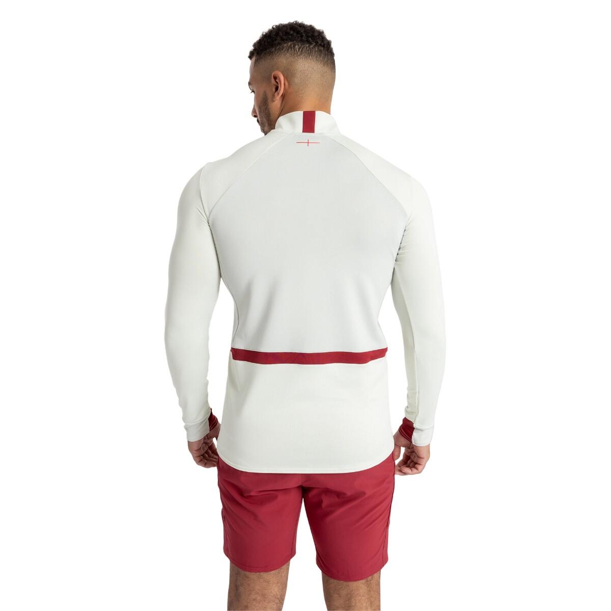 Mens 23/24 England Rugby Midlayer (Foggy Dew/Metal/Tibetan Red) 2/4