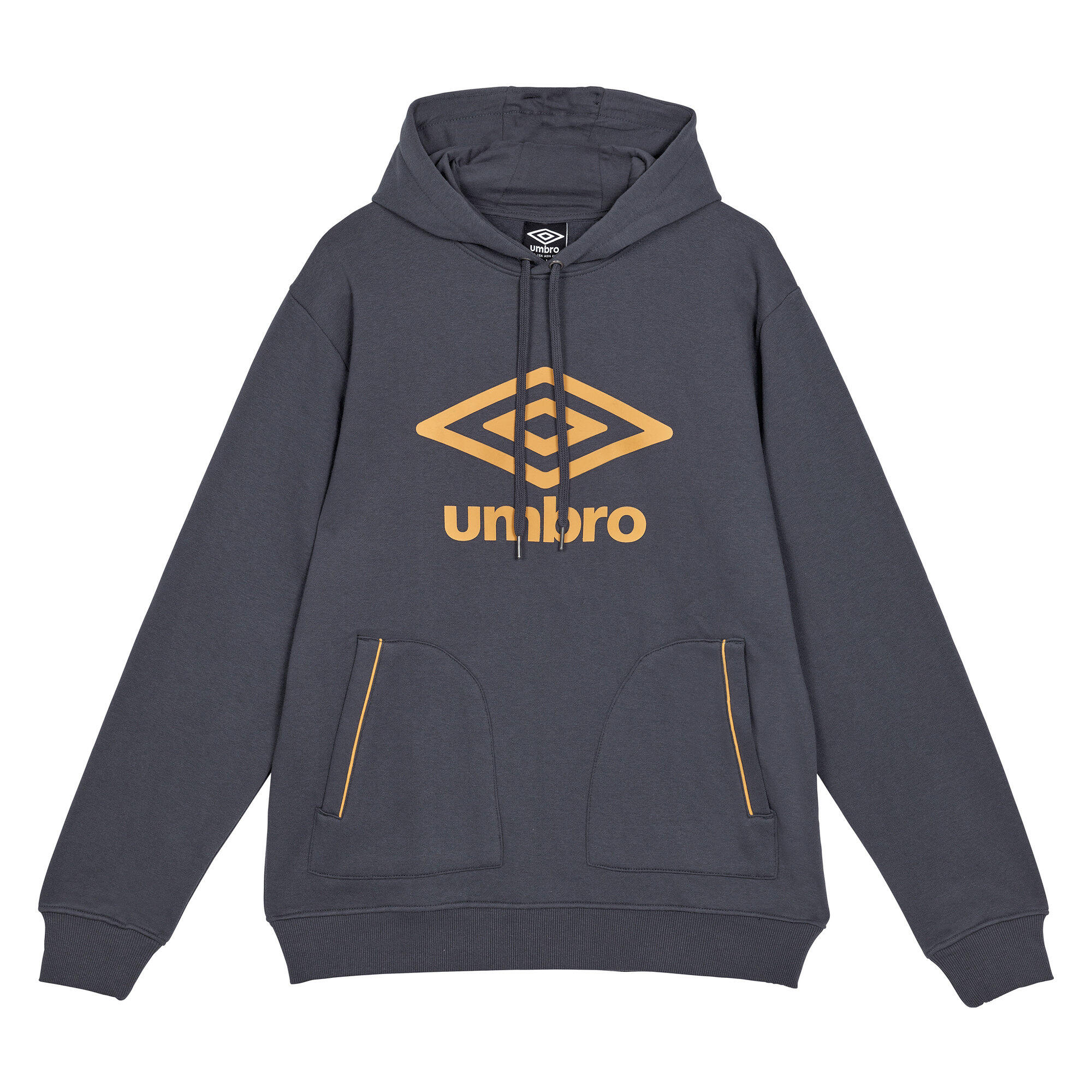 UMBRO Mens Core Hoodie (Collegiate Blue/Blazing Orange)