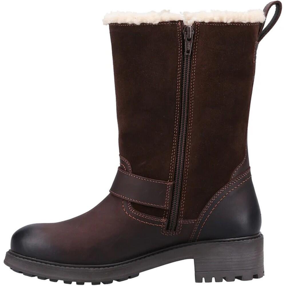 Womens/Ladies Alverton Leather Boots (Brown) 2/5