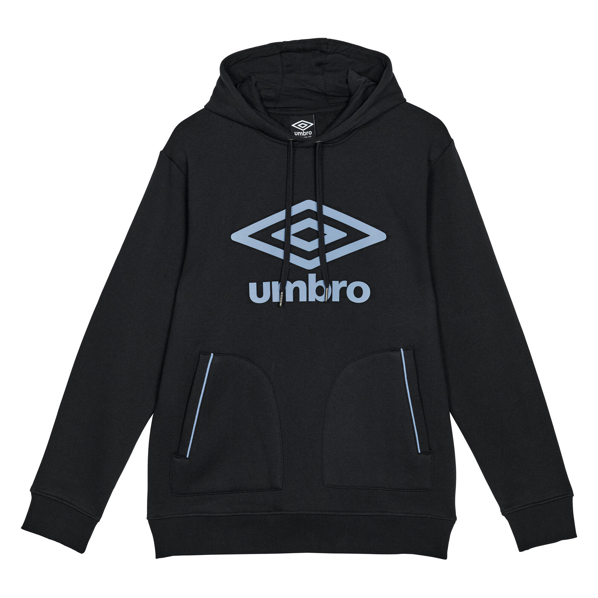 UMBRO Mens Core Hoodie (Black/Allure)