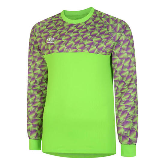 Maillot De Gardien De But FLUX Homme (Vert Clair Vif / Rose Violacé)