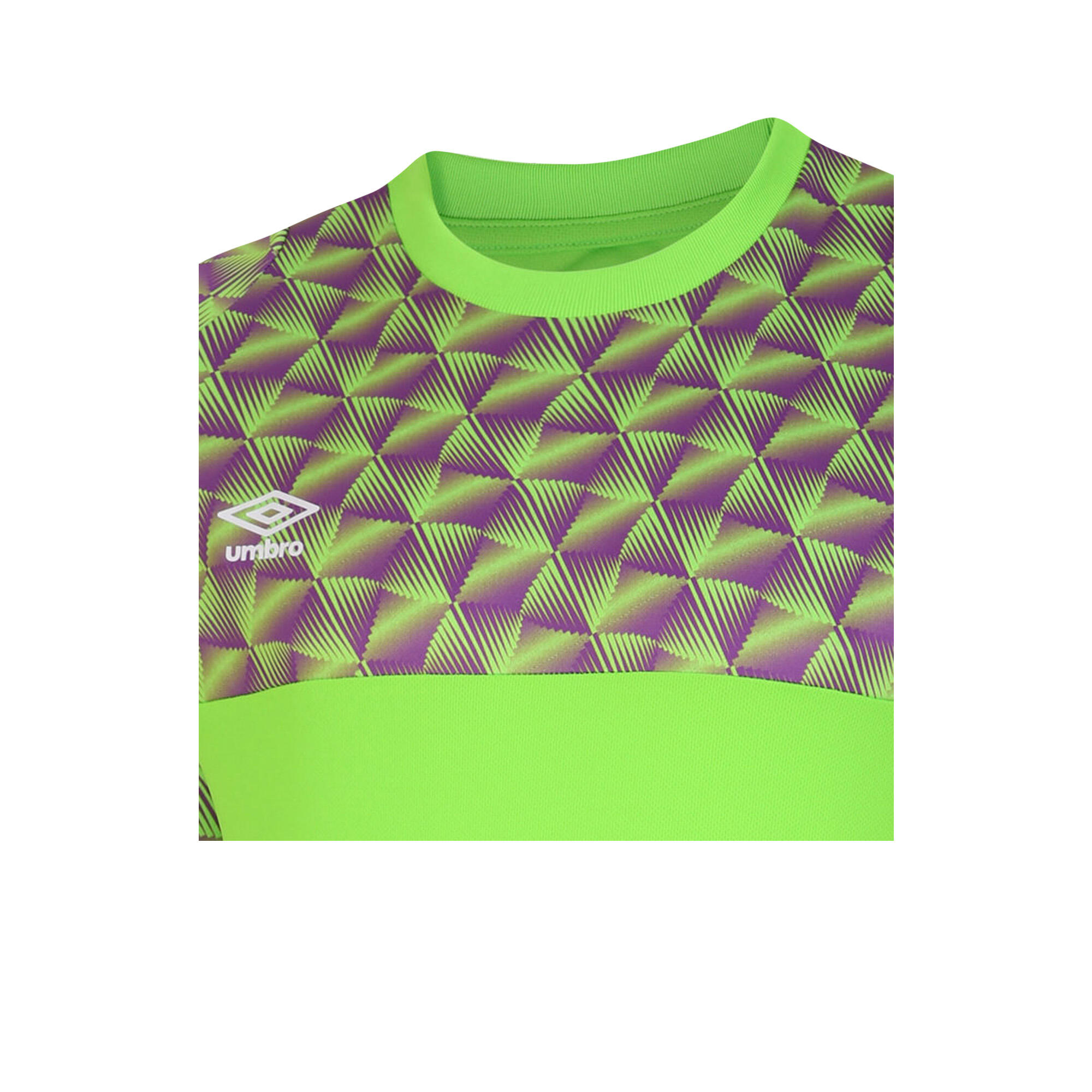 Maillot De Gardien De But FLUX Homme (Vert Clair Vif / Rose Violacé) 3/3