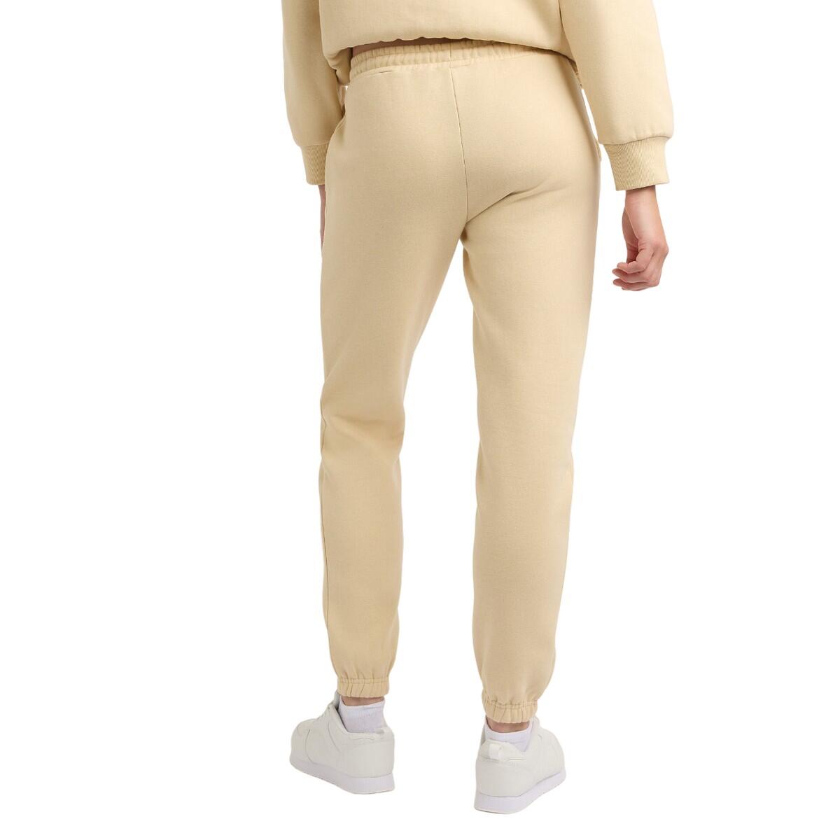 Womens/Ladies Core Jogging Bottoms (Biscotti/White) 2/4